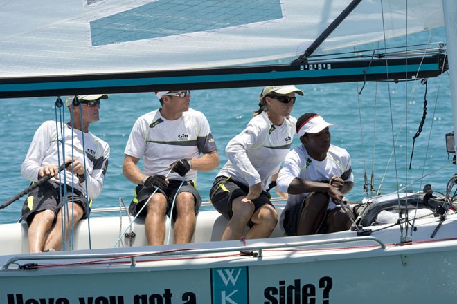 Geoff Carveth and WKD crew on day 2 - 2012 UON SB20 World Championships © Photo Ciaran Handy /Hamilton Island